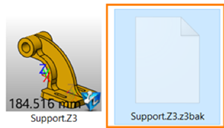 Figura 6. Archivo de copia de seguridad del sistema